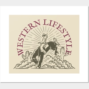 Western Lifestyle Posters and Art